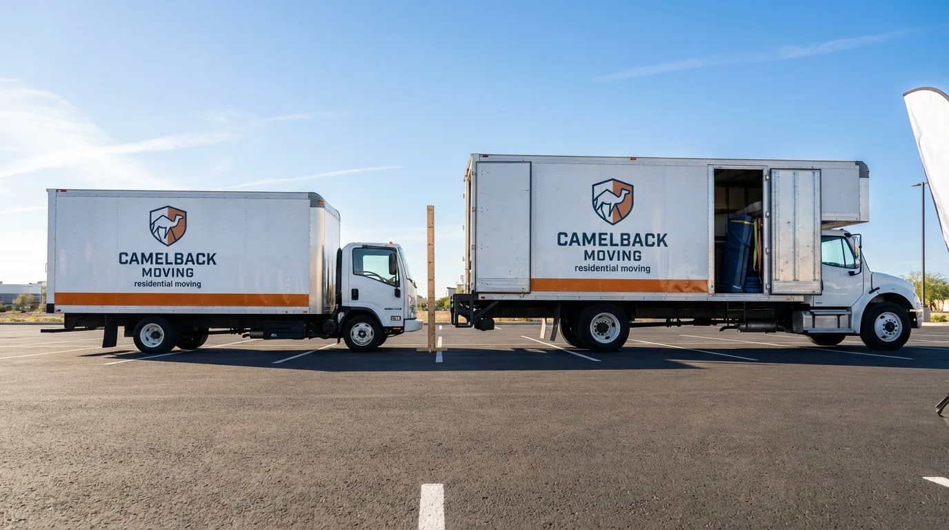 Moving truck size capacity guide in Martinsville